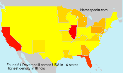 Surname Devarapalli in USA Surname Devarapalli in USA