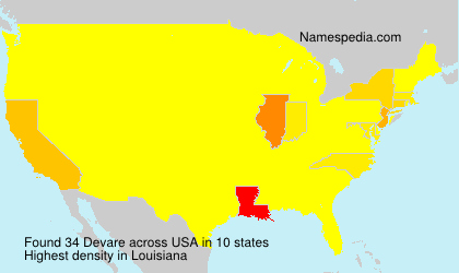 Surname Devare in USA Surname Devare in USA