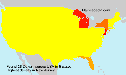 Surname Devarti in USA Surname Devarti in USA