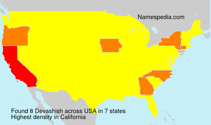 Surname Devashish in USA Surname Devashish in USA