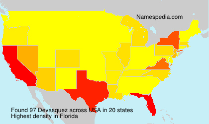 Surname Devasquez in USA Surname Devasquez in USA