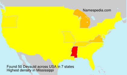 Surname Devauld in USA Surname Devauld in USA