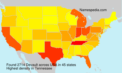 Surname Devault in USA Surname Devault in USA