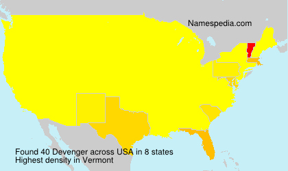 Surname Devenger in USA Surname Devenger in USA