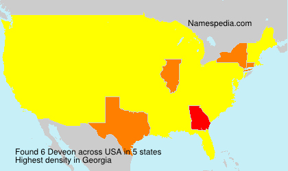 Surname Deveon in USA Surname Deveon in USA