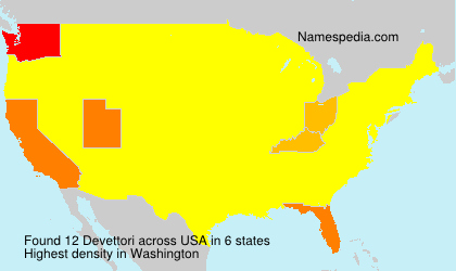 Surname Devettori in USA Surname Devettori in USA