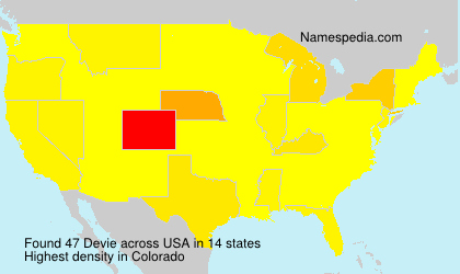 Surname Devie in USA Surname Devie in USA