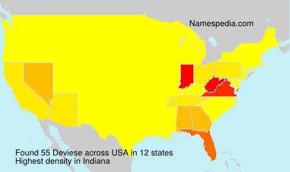 Surname Deviese in USA Surname Deviese in USA