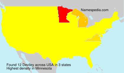 Surname Deviley in USA Surname Deviley in USA