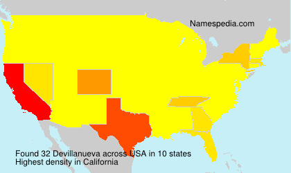 Surname Devillanueva in USA Surname Devillanueva in USA