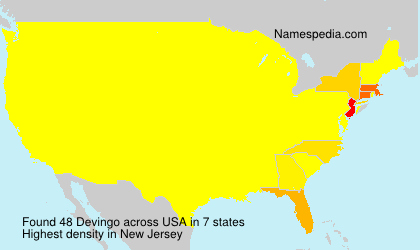 Surname Devingo in USA Surname Devingo in USA