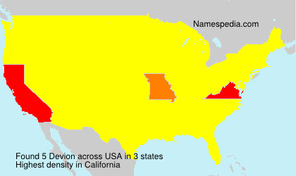 Surname Devion in USA Surname Devion in USA