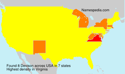 Surname Devison in USA Surname Devison in USA