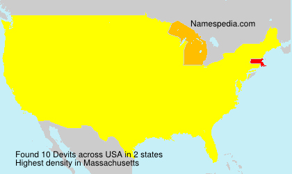 Surname Devits in USA Surname Devits in USA