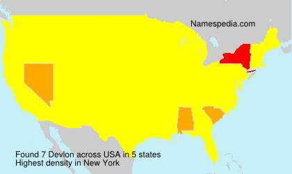 Surname Devlon in USA Surname Devlon in USA