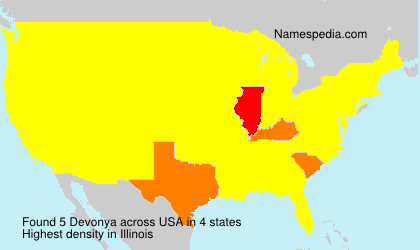 Surname Devonya in USA Surname Devonya in USA