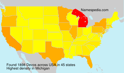 Surname Devos in USA Surname Devos in USA
