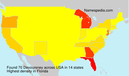 Surname Devoursney in USA Surname Devoursney in USA
