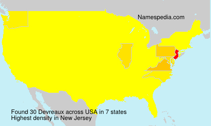 Surname Devreaux in USA Surname Devreaux in USA