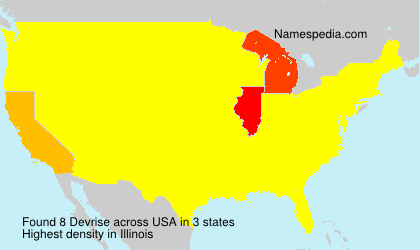 Surname Devrise in USA Surname Devrise in USA