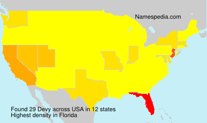 Surname Devy in USA Surname Devy in USA
