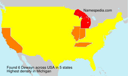 Surname Dewayn in USA Surname Dewayn in USA