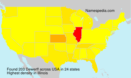 Surname Dewerff in USA Surname Dewerff in USA