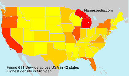 Surname Dewilde in USA Surname Dewilde in USA