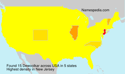 Surname Dewoolkar in USA Surname Dewoolkar in USA