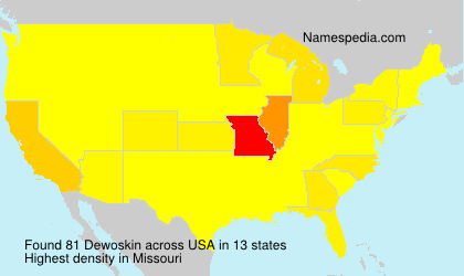 Surname Dewoskin in USA Surname Dewoskin in USA