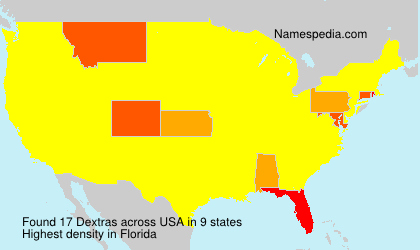 Surname Dextras in USA Surname Dextras in USA