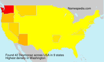 Surname Deymonaz in USA Surname Deymonaz in USA