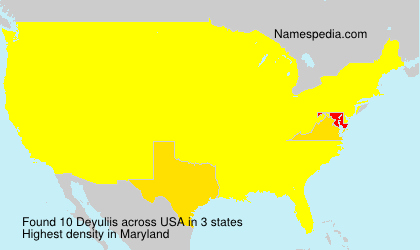 Surname Deyuliis in USA Surname Deyuliis in USA