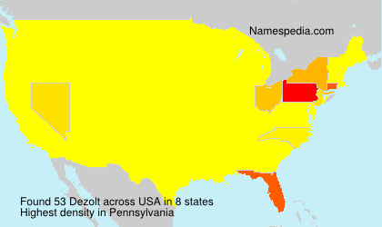 Surname Dezolt in USA Surname Dezolt in USA
