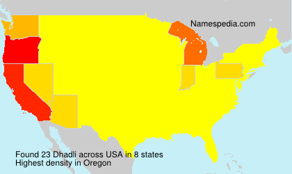 Surname Dhadli in USA Surname Dhadli in USA