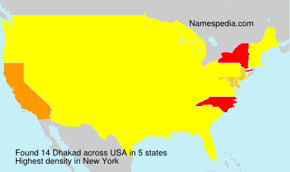 Surname Dhakad in USA Surname Dhakad in USA