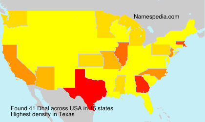 Surname Dhal in USA Surname Dhal in USA
