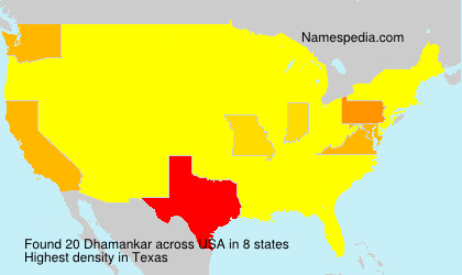Surname Dhamankar in USA Surname Dhamankar in USA