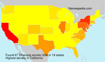 Surname Dhanaraj in USA Surname Dhanaraj in USA