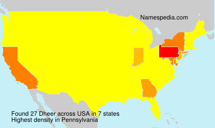 Surname Dheer in USA Surname Dheer in USA