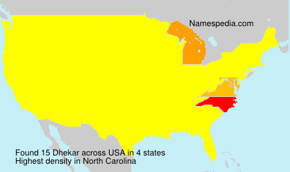 Surname Dhekar in USA Surname Dhekar in USA