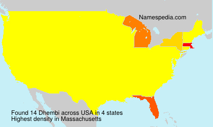 Surname Dhembi in USA Surname Dhembi in USA