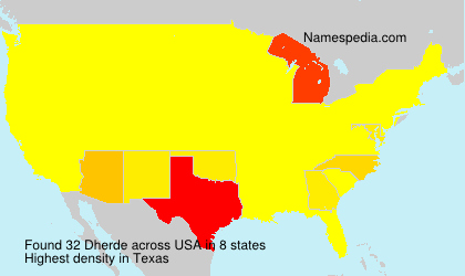 Surname Dherde in USA Surname Dherde in USA