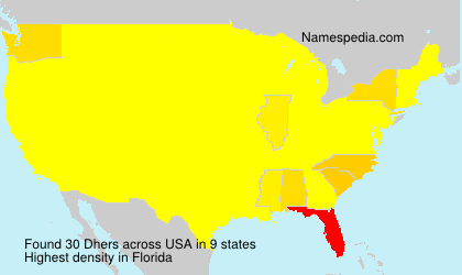 Surname Dhers in USA Surname Dhers in USA