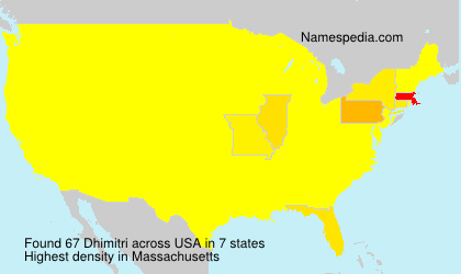 Surname Dhimitri in USA Surname Dhimitri in USA