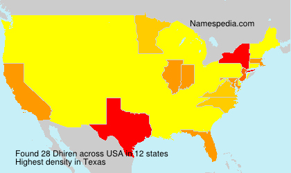 Surname Dhiren in USA Surname Dhiren in USA
