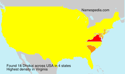 Surname Dhokai in USA Surname Dhokai in USA