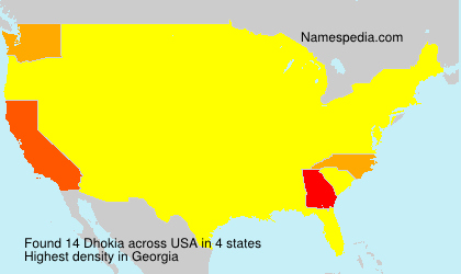 Surname Dhokia in USA Surname Dhokia in USA
