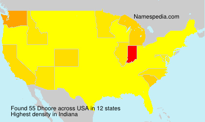 Surname Dhoore in USA Surname Dhoore in USA
