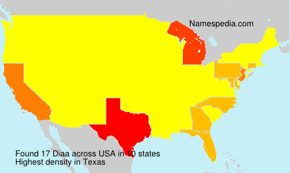 Surname Diaa in USA Surname Diaa in USA